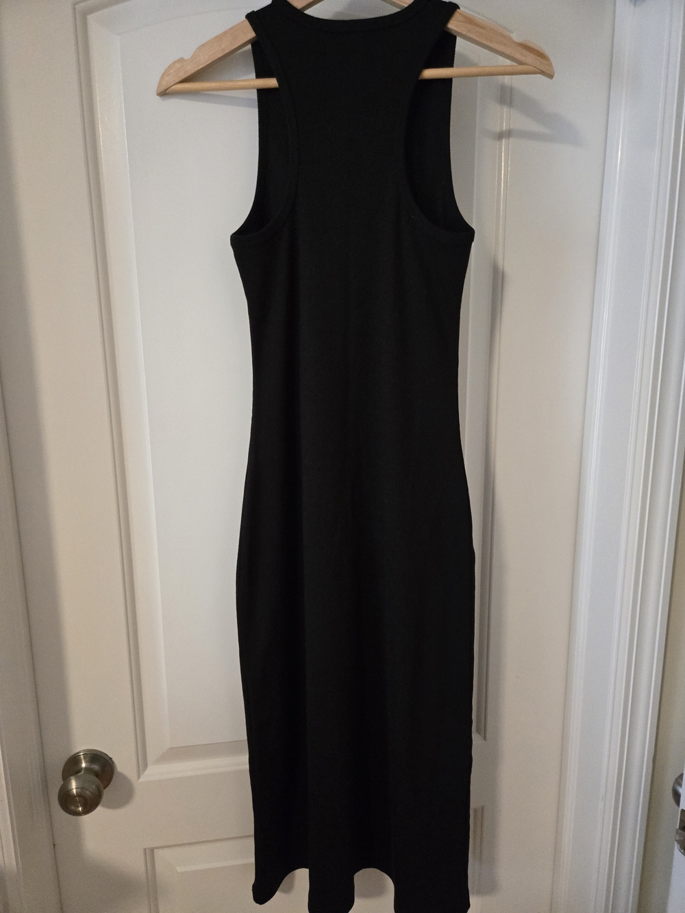 House of Harlow 1960 Black Sleeveless Midi Tank Dress